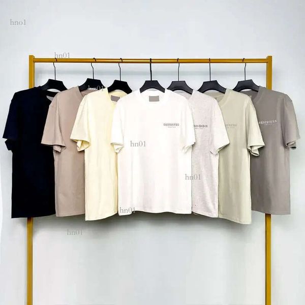 

essen designer t shirt mens short sleeve chest letter print high street essentail loose oversize casual t-shirt 100% cotton men a08, White;black