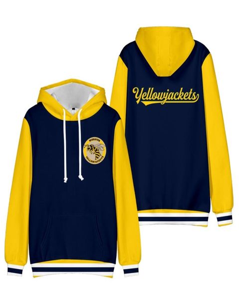 

fashion 3d yellowjackets hoodies men women sweatshirt pullovers suitable kids hooded autumn boys girls streetwear9673128, Black