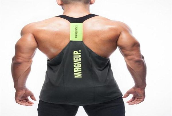 

musculation gyms vest bodybuilding clothing fitness men undershirt tank golds gyms undershirt sportswear jerseys 231b6250417, White;black