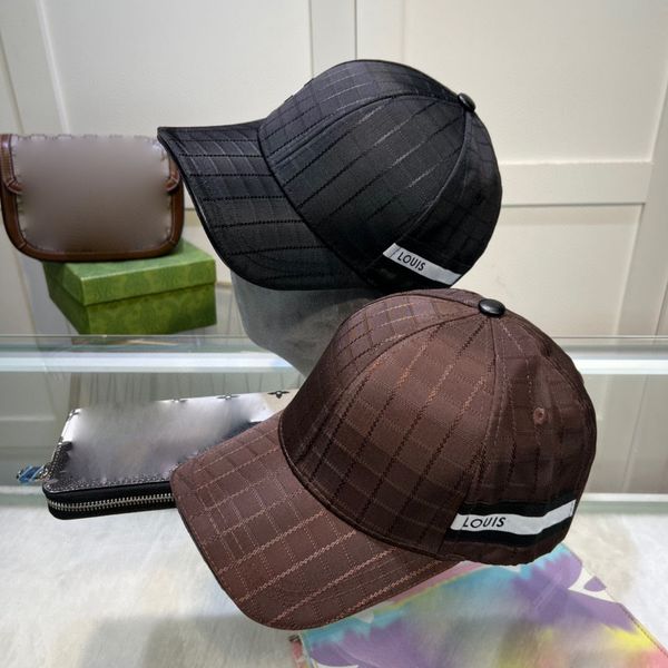 

men's business style designer ball cap couple holiday travel sunshade side letter embroidery adjustable size casquette, Blue;gray