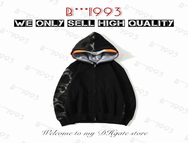 

full zip tiger mens hoodies jacket crafted designer men women color grid harajuku stylist sweatshirt fashion luminous co5893315, Black