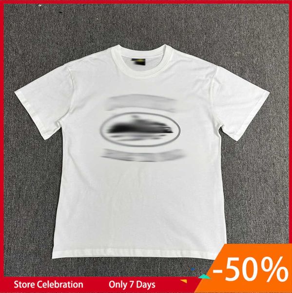 

mesn t shirt alcatraz printed high street beauty hip hop skateboard short sleeves loose design665y, White;black