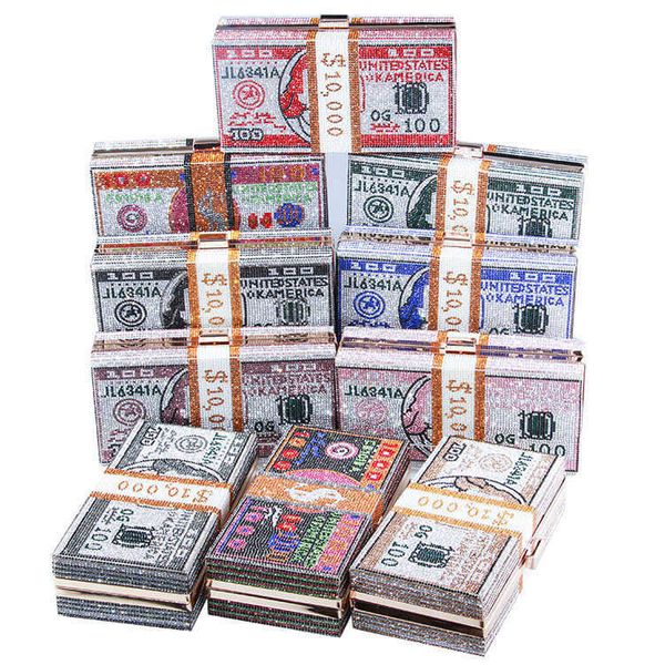 

us dollar bag new full diamond dinner women s dress hand evening 230804