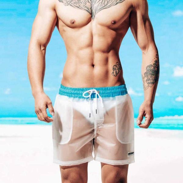 

men039s swimwear short man swimsuit transparent male summer beachwear men shorts beach trunks pants j2209139239281