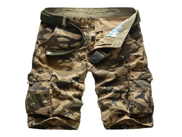 

camouflage camo cargo shorts men 2020 new mens casual shorts male loose work man short pants plus size 29425011260, White;black