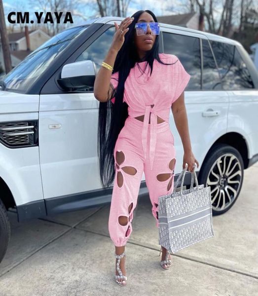 

women039s two piece pants cmyaya workout women two 2piece set outfit sweatsuit tie hem tshirt and jogger pants matching set s9437568, White
