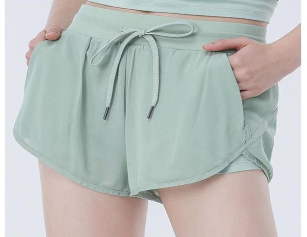 

yoga short pants womens running shorts ladies casual yoga outfits sportswear girls exercise fitness wear8290244, Gray