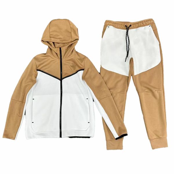 

in the spring of 2023, the couple's cotton knitted zipper leisure sports tide brand suit for men and women sweater suit trend white spe, Gray