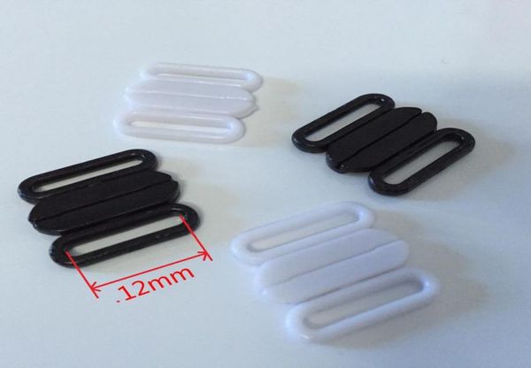 

60 sets lot plastic bikini bra clip swimwear clickers bikini connectors 12quot5491610, Black