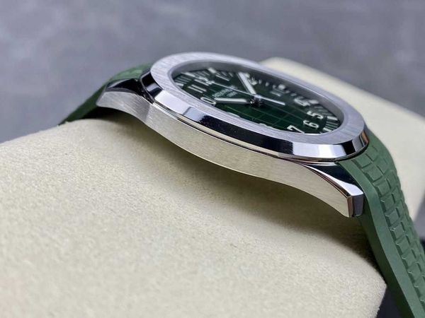 

designer classic nautilus watch 3kf 5168 5711 42mm wristwatch yk7f 5a high-quality 8.3mm original thickness montre patek uhr with box, Slivery;golden