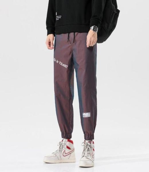 

cargo pants men black hip hop joggers harem elastic waist loose baggy korean style ankle length trousers men039s5052211