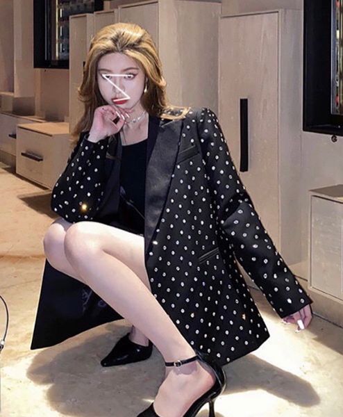 

miu women suits luxury brand blazer designer australia designer wonderland floral odyssey print customized suit jacket fashion coat shining, White;black