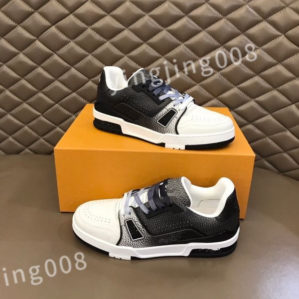 

2023 new designer sneakers classic men trainer casual shoes vintage platform trainers denim shoes rubber canvas leather sneaker rd0631, Black