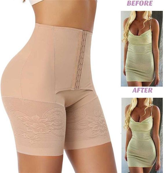 

shapewear for women high waist tummy control body shaper butt lifter thigh slimming underwear faja trainer shorts panties 220115225028705
