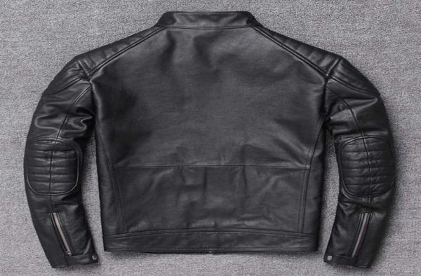 

genuine jacket 200 real cow coat spring autumn vintage leather jackets for men chaqueta hombre l2286 kj592695085668271397, Black