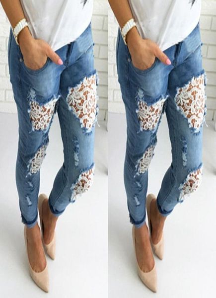 

cfyh apparel boyfriend hole ripped jeans women pants cool denim vintage straight jeans for girl mid waist casual pants female4771617, Blue