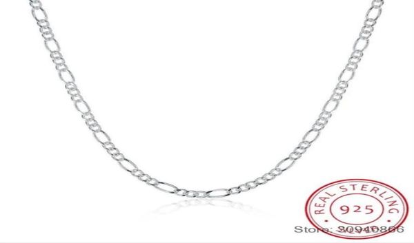 

2021 smtcat 925 sterling silver 2mm figaro chains necklace fine jewelry r chain necklaces 16 24 249u1358904