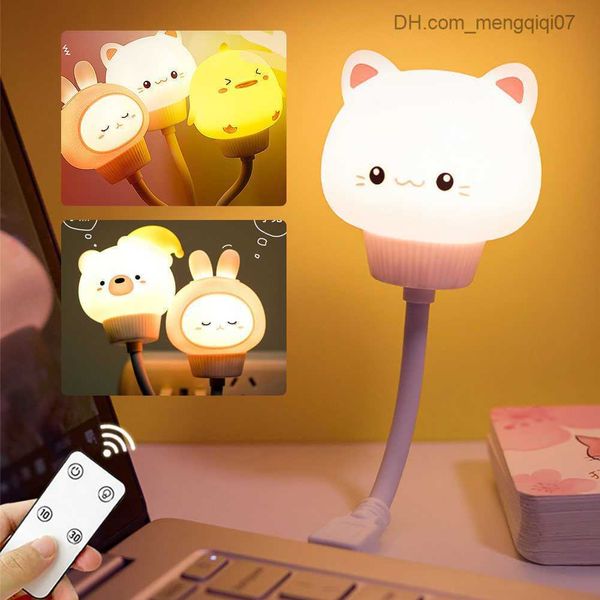 

lamps shades night lights led chlidren usb night light cute cartoon night lamp bear remote control for baby kid bedroom decor bedside lamp z