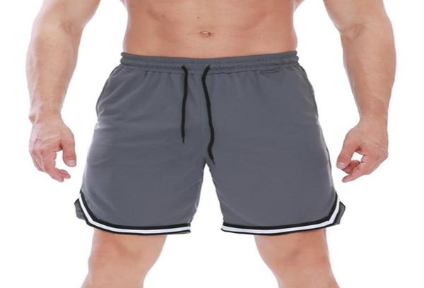 

summer breathable light mesh sportswear fitness bodybuilding shorts men workout male jogger beach short pants mxxxl men039s9209434, White;black