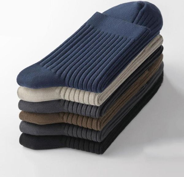 

midcalf length socks for men 100 cotton absorb sweat and deodorize pilling resistance various colors for option 10 pairs in84356265621800, Black