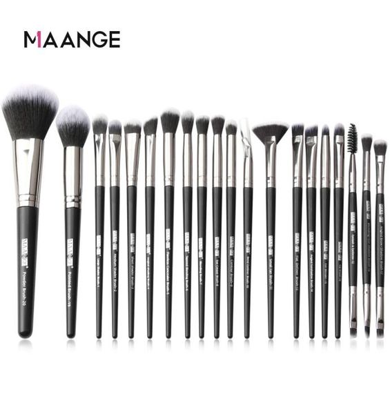 

20pcs maange wooden makeup brushes set professional with natural hair foundation powder eyeshadow for makeup bursh tool 2010073957805