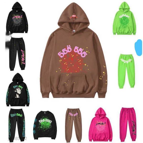 

hoodie pink young tracksuit men women web jacket sweatshirt 555 hoodies, Black