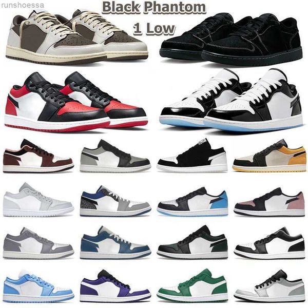 

jumpman 1 low 1s basketball shoes og fragment designer university blue unc black red shadow light smoky grey men women mesh sneaker eur 36-4