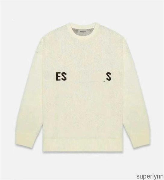 

double thread 2023 fashion hoodie relaxed crew neck hoody knitwear knitted sweaters for women knits jumpers spring us uk1291319, Black