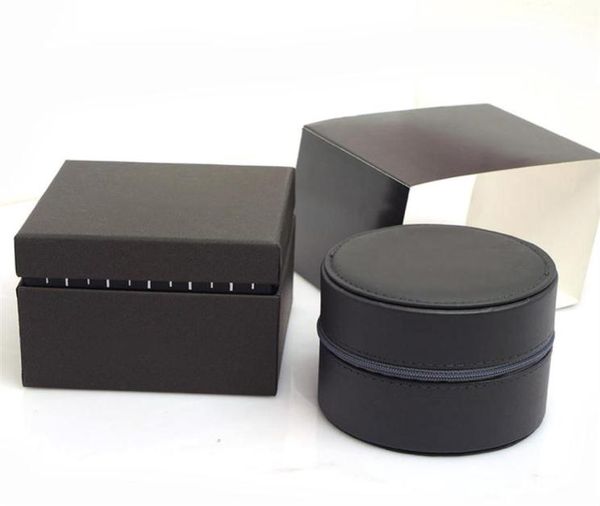 

round watches pu leather boxes gift box leather watch box mens watches boxs watches boxs cases251p9590526, Black;blue