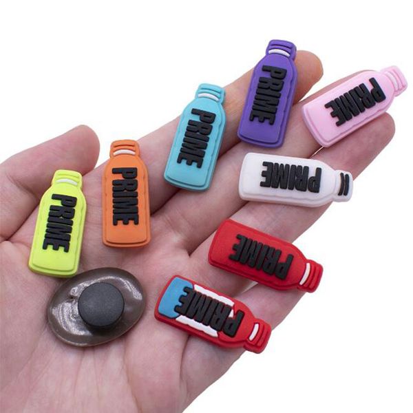 

bottle colorfuls shoe charms clog shoecharms buckle garden shoe decoration soft rubber resuable button accessories, White;pink