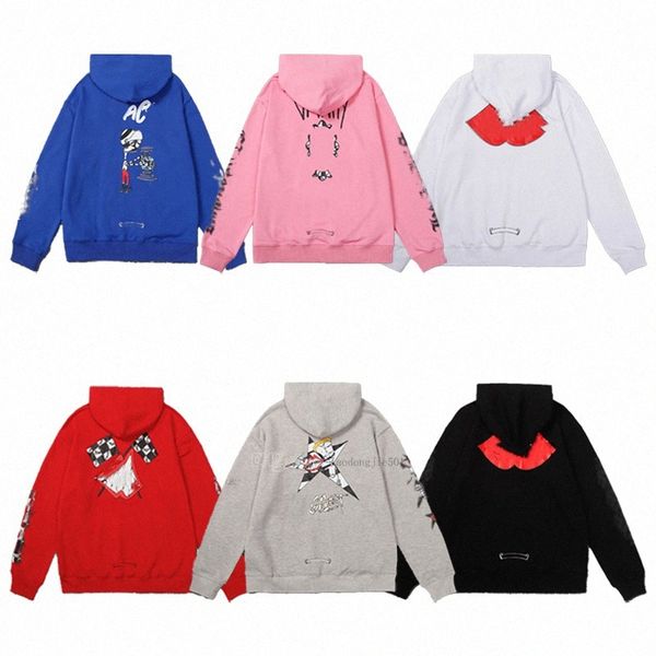 

23ss designer mens hoodies designer chrome winter sweatshirts heart hoodie ch long sleeve jacket loose coat hooded hoody men woman hip hop, Black