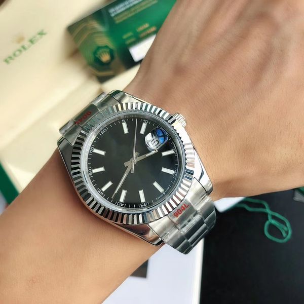 

aaa completely new watch 41mm new release jubilee fluted full set bp automatic mechanical sapphire glass men watches waterproof original pac, Slivery;brown