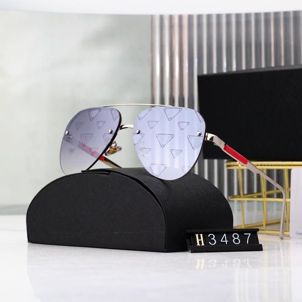 

luxury sunglasses polaroid lens designer womens mens adumbral goggle senior eyewear women eyeglasses frame vintage metal sun glasses with bo, White;black
