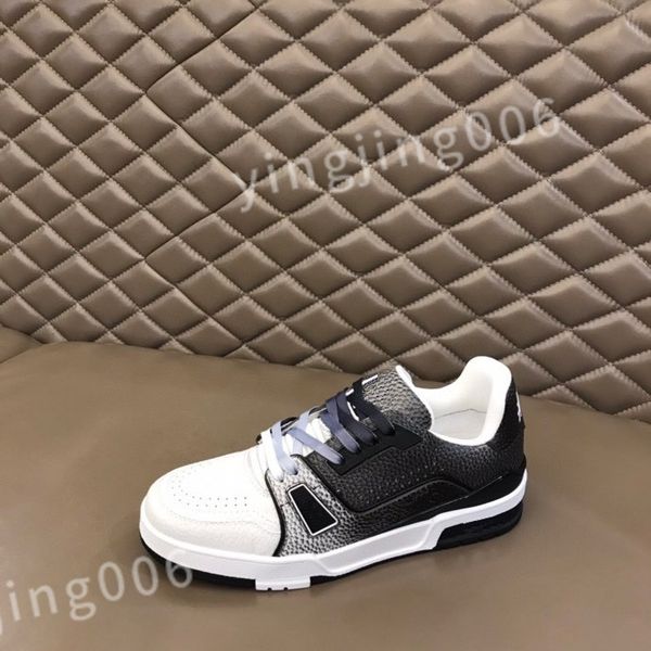 

shoes for mens woman trainer men sneakers since designer shoes black white blue denim leather casual sneaker size 39-45 rd0631
