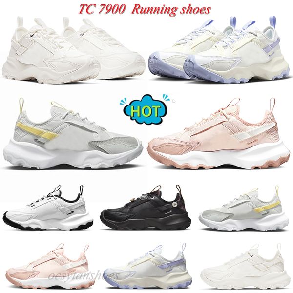 

2023 tc 7900 men running shoes pink gray yellow leather black white dad casual reflective trainers men women sports sneakers with box