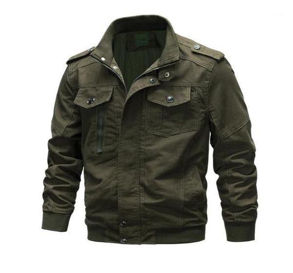

men039s jackets 2021 military jacket men spring autumn cotton windbreaker pilot coat army bomber cargo flight male clothes3464016, Black;brown
