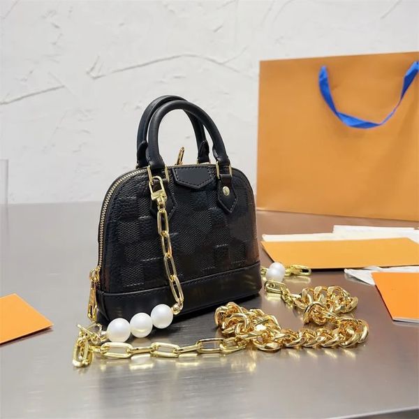 

luxury designer bag fashion embossing handbag classic women crossbody shoulderbag mini messenger purse leather shell designer wa