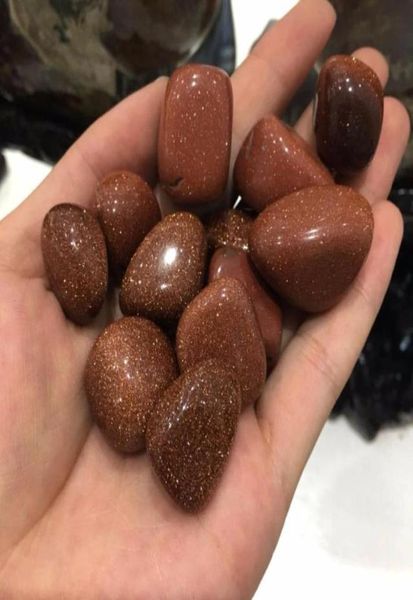 

100g natural gold sand tumbled stone rock gemstone chakra stone healing natural stones and minerals for home decoration59511423900756, Crystal