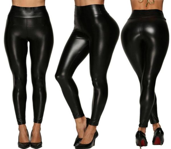 

women force black pu leather pants leggings woman clothes trousers plus size 5xl5974623