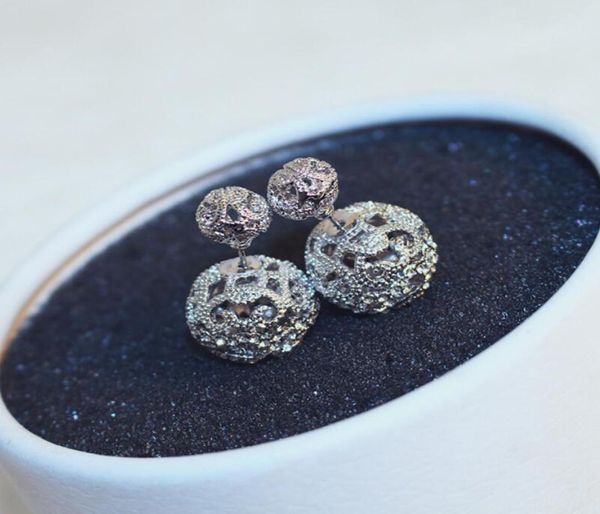 

modern minimalist style inlaid zircon hollow exquisite earrings jewelry luxury personality ladies earrings casual gif5159633, Golden;silver