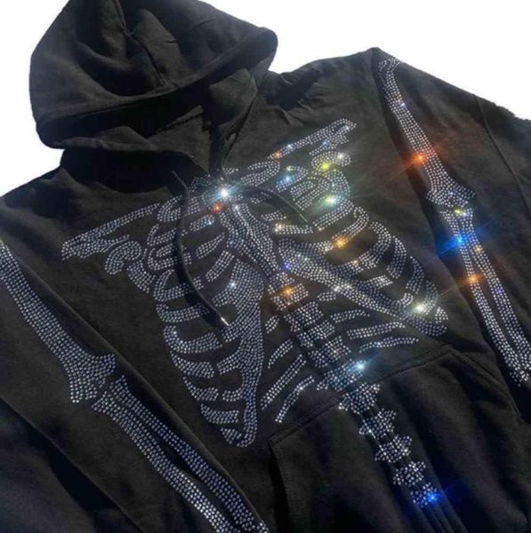 

custom rhine transfers printing zip up hoodie rhine skeleton hoodiea5+5289024, Black