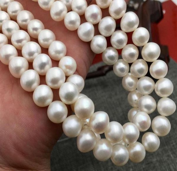 

910mm perfect round south sea genuine white pearl loose beads 14 inch271b2421491