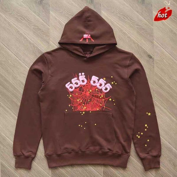 

designer spider sp5der hoodies young sweatshirts streetwear thug 555 angel hoody men women 11 pullover hooded printing web sweats grayul5l, Black