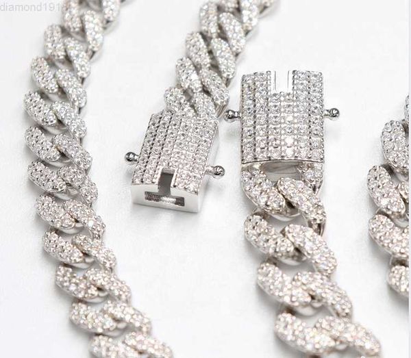 

punk miami link bling hiphop gold silver jewelry rhinestone zircon necklaces