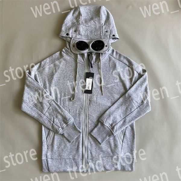 

men's hoodies sweatshirts cp hooded jackets windproof storm cardigan overcoat fashion company hoodie zip fleece lined coat men 13ilhv k, Black