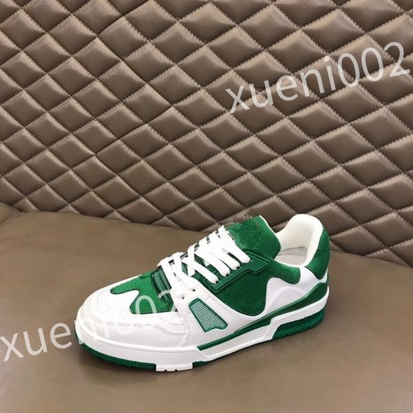 

sneakers charlie rubber hand-crafted outsole fashion designer shoes calfskin canvas casual mens rd0803, Black