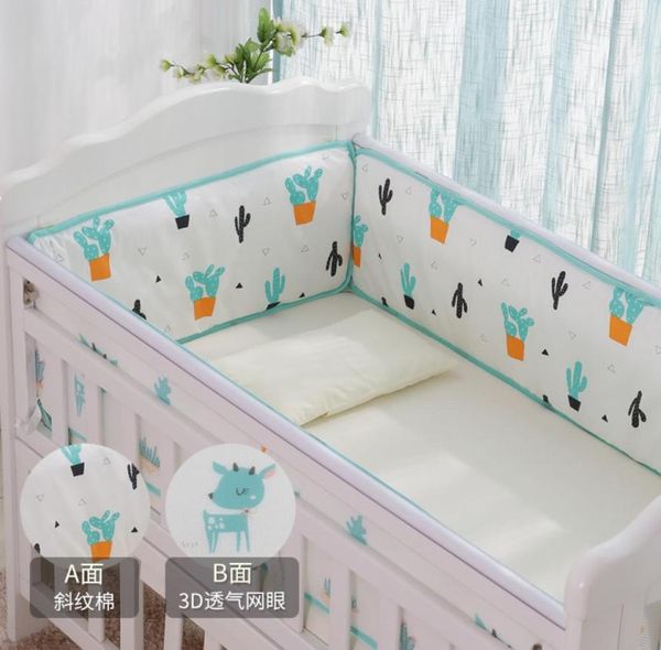 

newborns baby bed bumper crib cotton mesh safety crib bumper bedding set room accessories around cushion cot protector novelty gam1933459