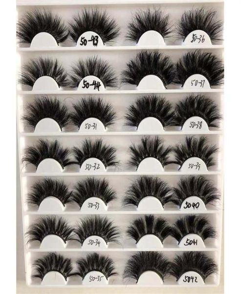 

25mm 5d eyelashes mink thick crisscross cruelty volume lash soft big dramatic full eye lashes makeup tool whole287f9994210