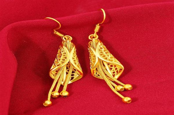 

not fade 22k gold jewelry earring for women leaf fringes bizuteria argent bijoux joyas bijoux femme orecchini garnet jewelry23193738000, Silver