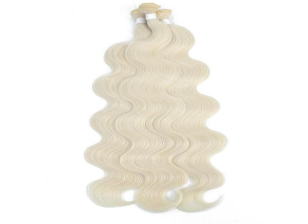 

hair pieces white body wave bundles synthetic natural weave color 4 brown piano blonde pink purple blue extensions 22101188242375418811, Black;brown